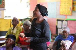 Before the group, Loyce had to rely on her husband for all finances